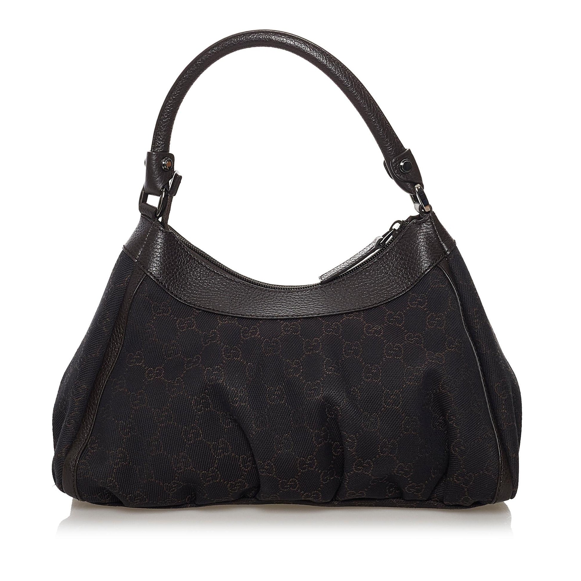 Gucci GG Canvas Abbey D-Ring Shoulder Bag (SHG-34775)
