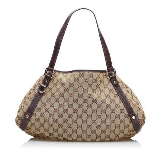 Gucci GG Canvas Abbey D-Ring Shoulder Bag (SHG-PVlVJH)