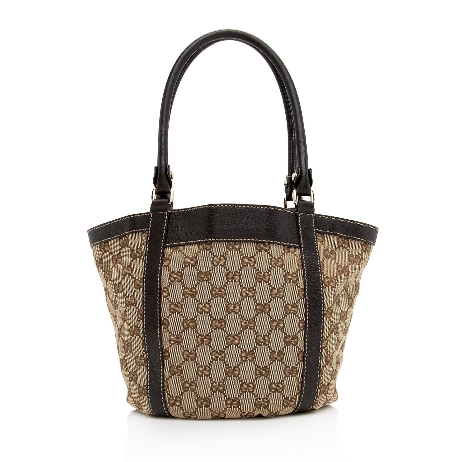 Gucci GG Canvas Abbey D Ring Small Tote (SHF-22935)