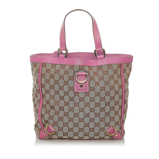 Gucci GG Canvas Abbey D-Ring Tote Bag (SHG-29343)
