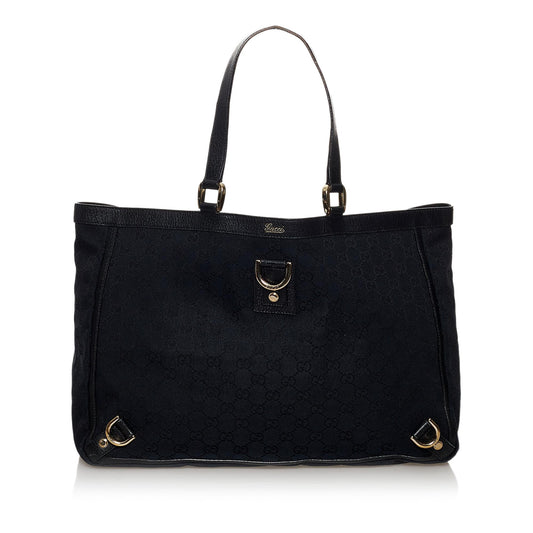 Gucci GG Canvas Abbey D- Ring Tote Bag (SHG-29845)