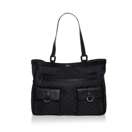 Gucci GG Canvas Abbey D Ring Tote Bag (SHG-30858)