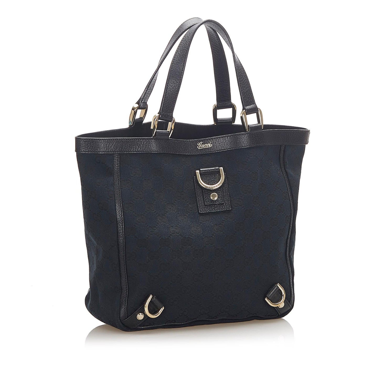 Gucci GG Canvas Abbey D Ring Tote Bag (SHG-32309)
