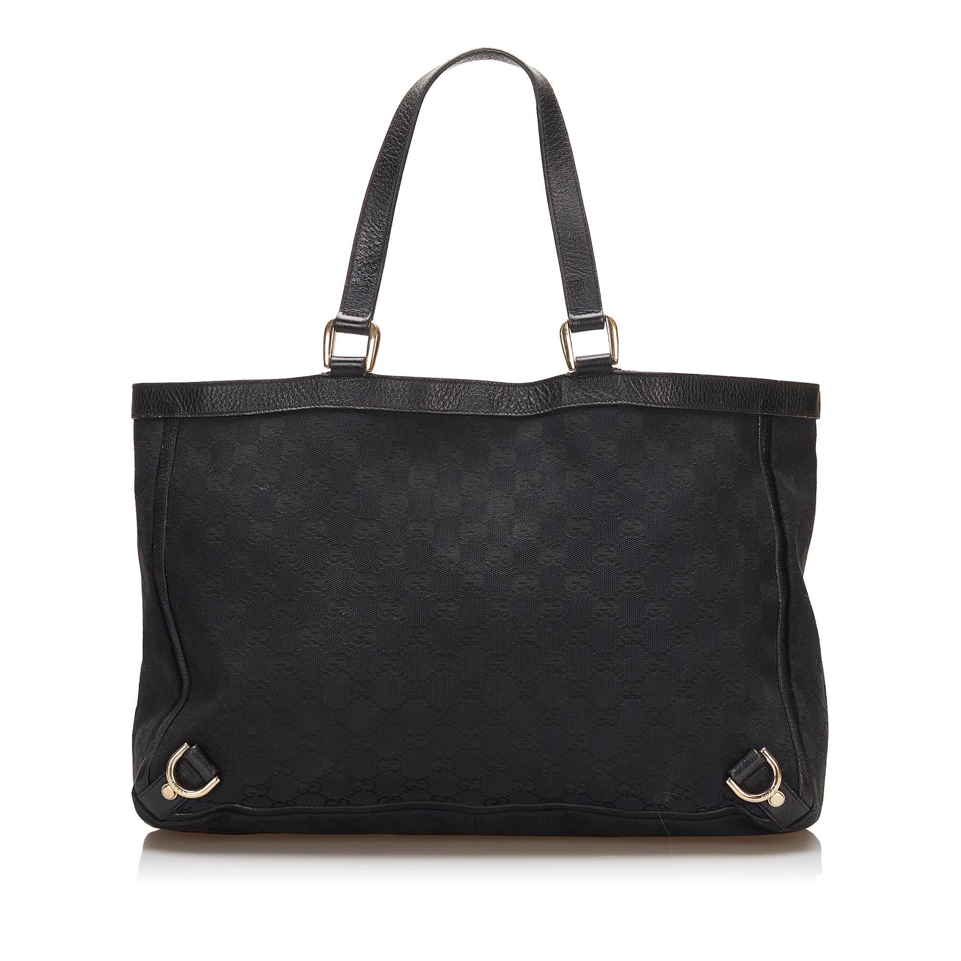 Gucci GG Canvas Abbey D- Ring Tote Bag (SHG-j3ZbIL)