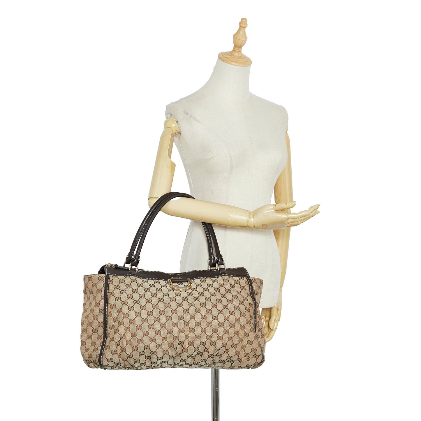 Gucci GG Canvas Abbey D-Ring Tote (SHG-i0gmim)