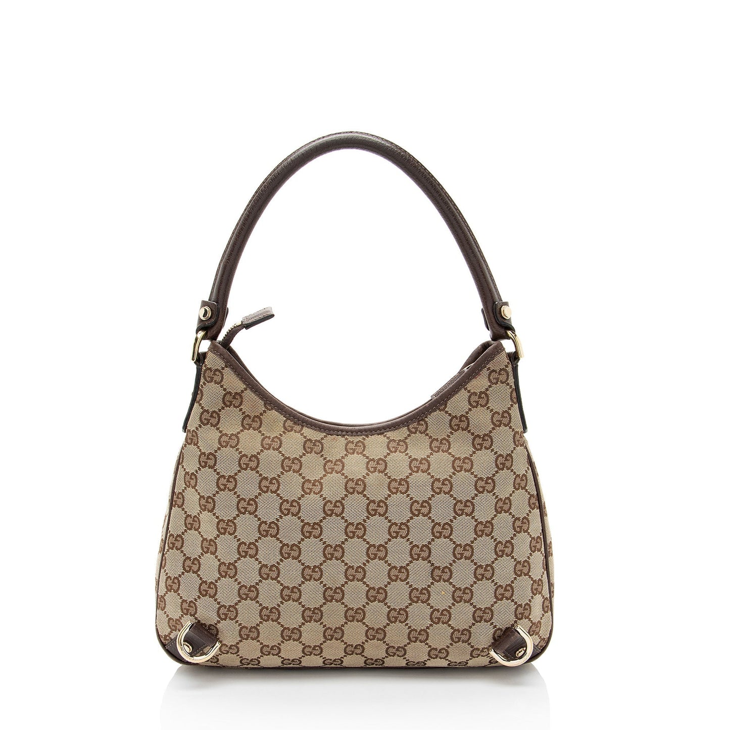 Gucci Leather Canvas Shoulder Bag