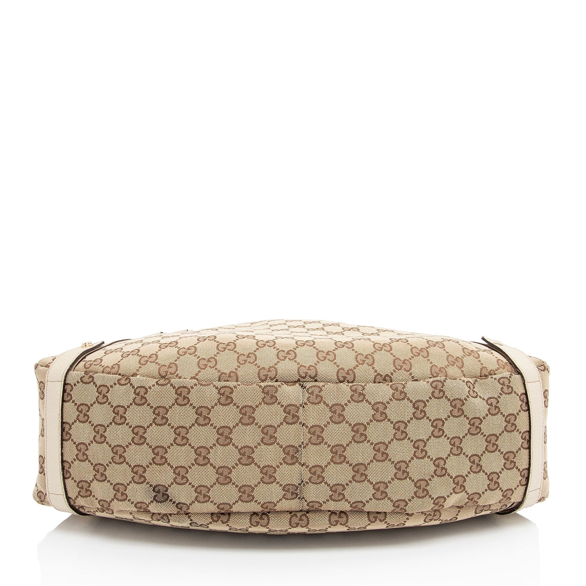 Gucci Leather Canvas Shoulder Bag