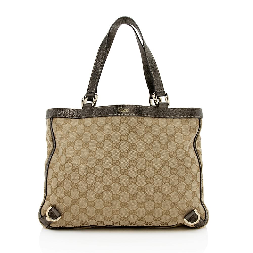 Gucci Abbey Canvas Tote Style 4