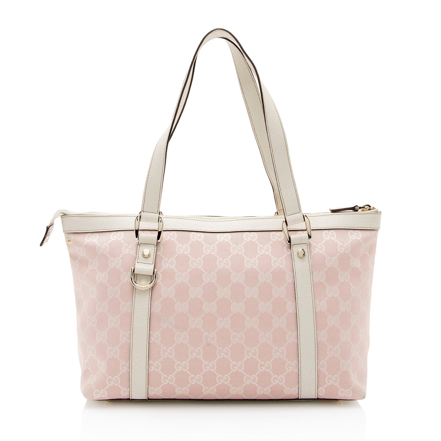 Gucci Leather Canvas Tote