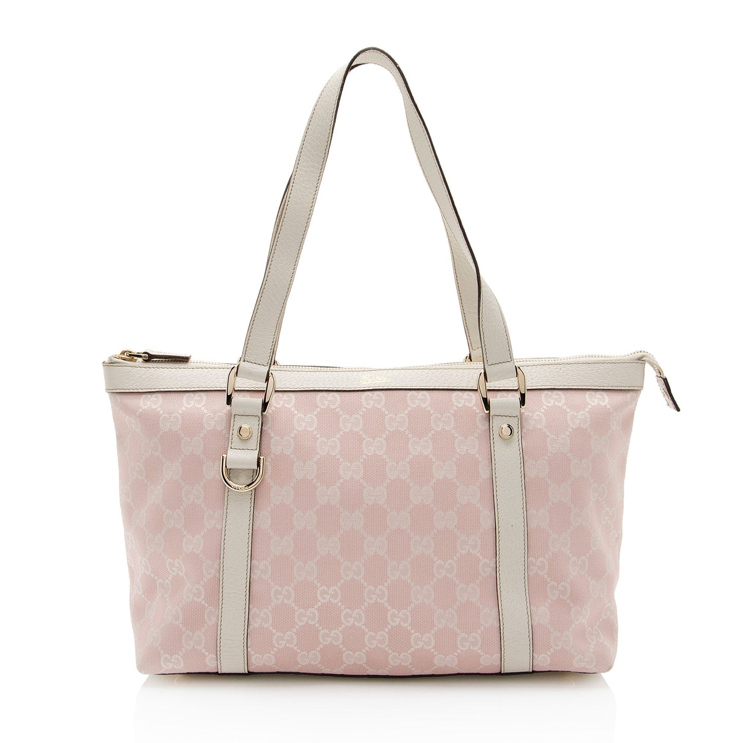 Gucci Leather Canvas Tote