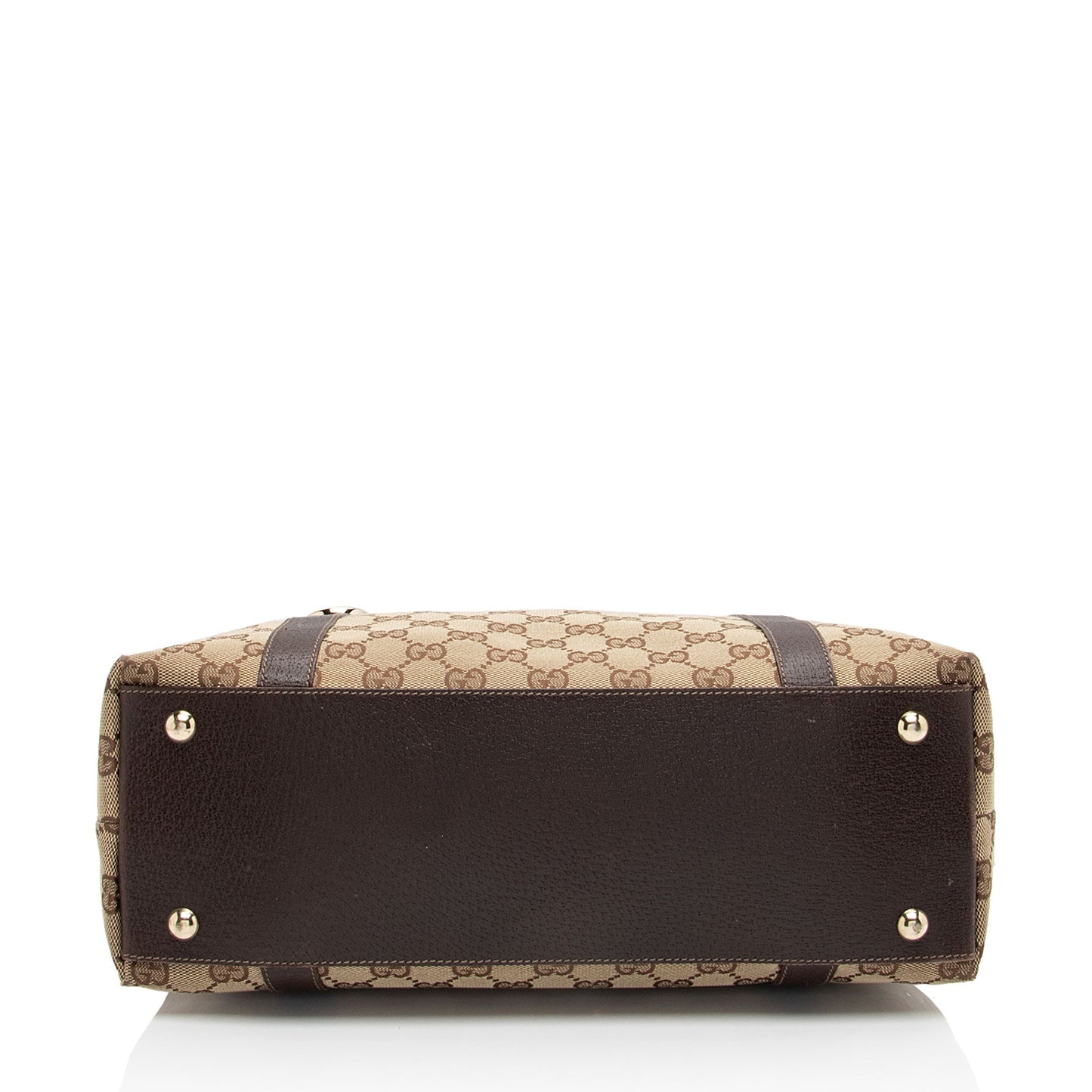 Gucci Leather Canvas Tote