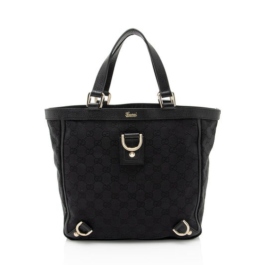 Gucci GG Canvas Abbey Mini Tote (SHF-s1iOWS)