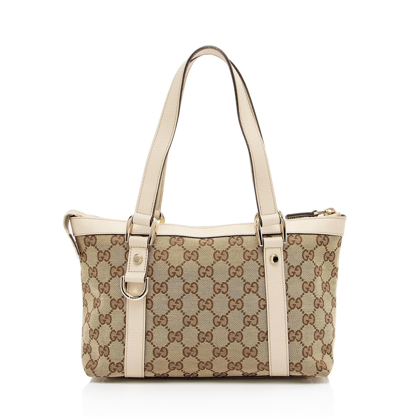 Gucci Leather Canvas Tote