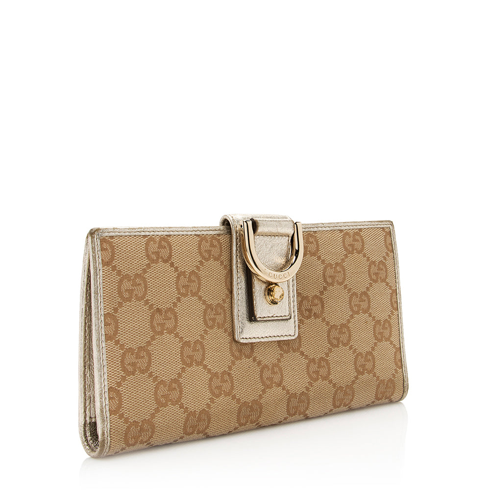 Gucci GG Canvas Abbey Wallet (SHF-20729)