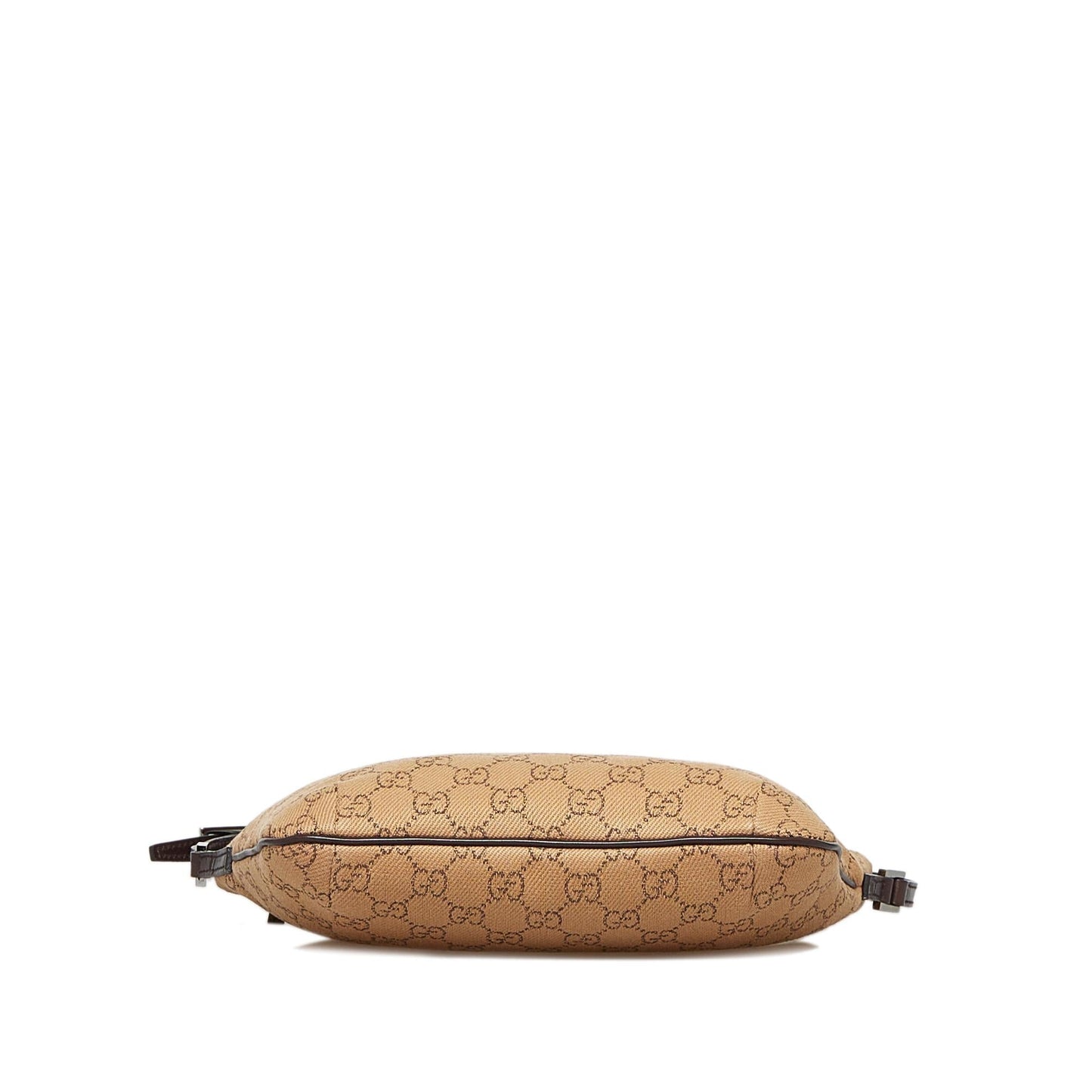Gucci Pochette Baguette Canvas Shoulder Bag