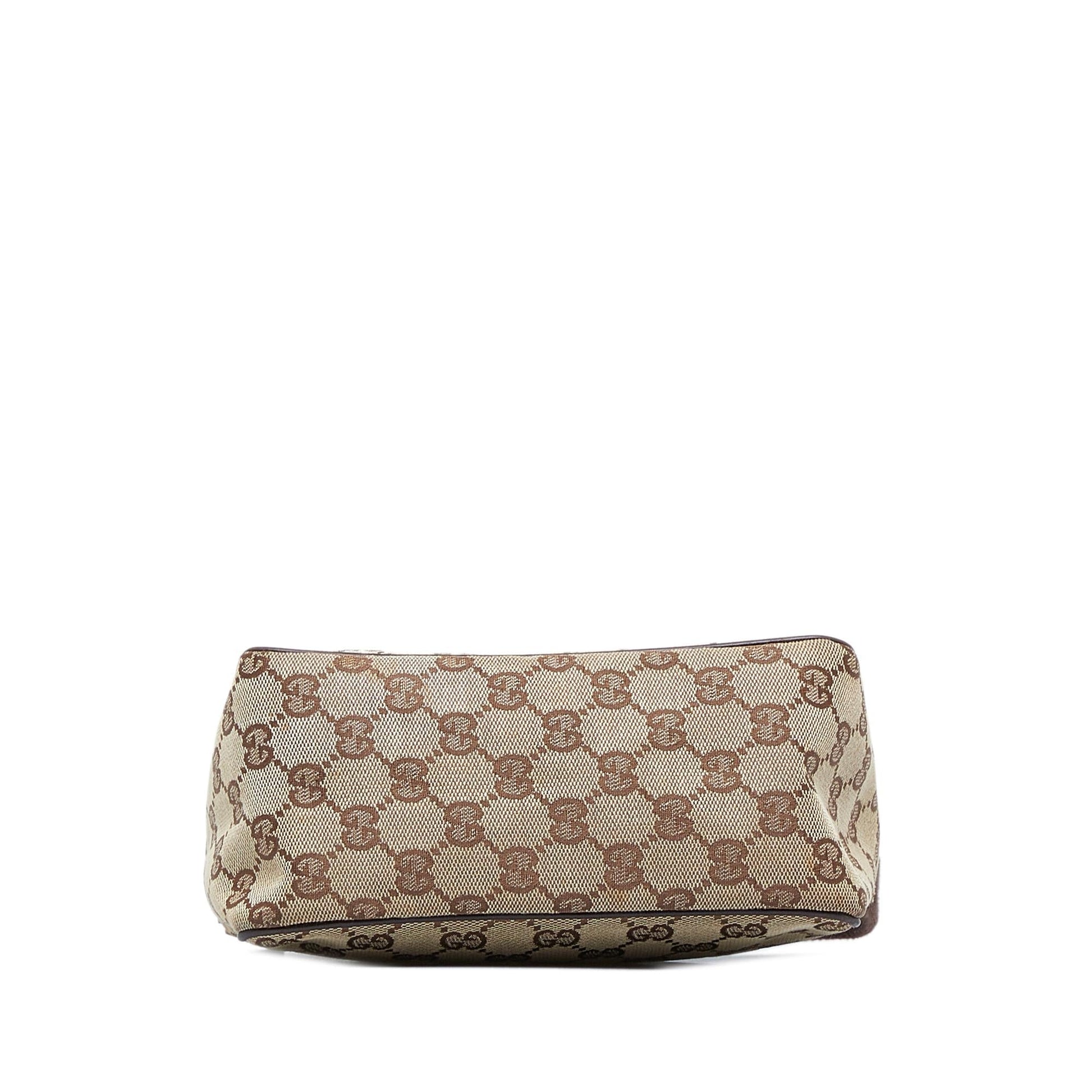Gucci Pochette Baguette Canvas Handbag