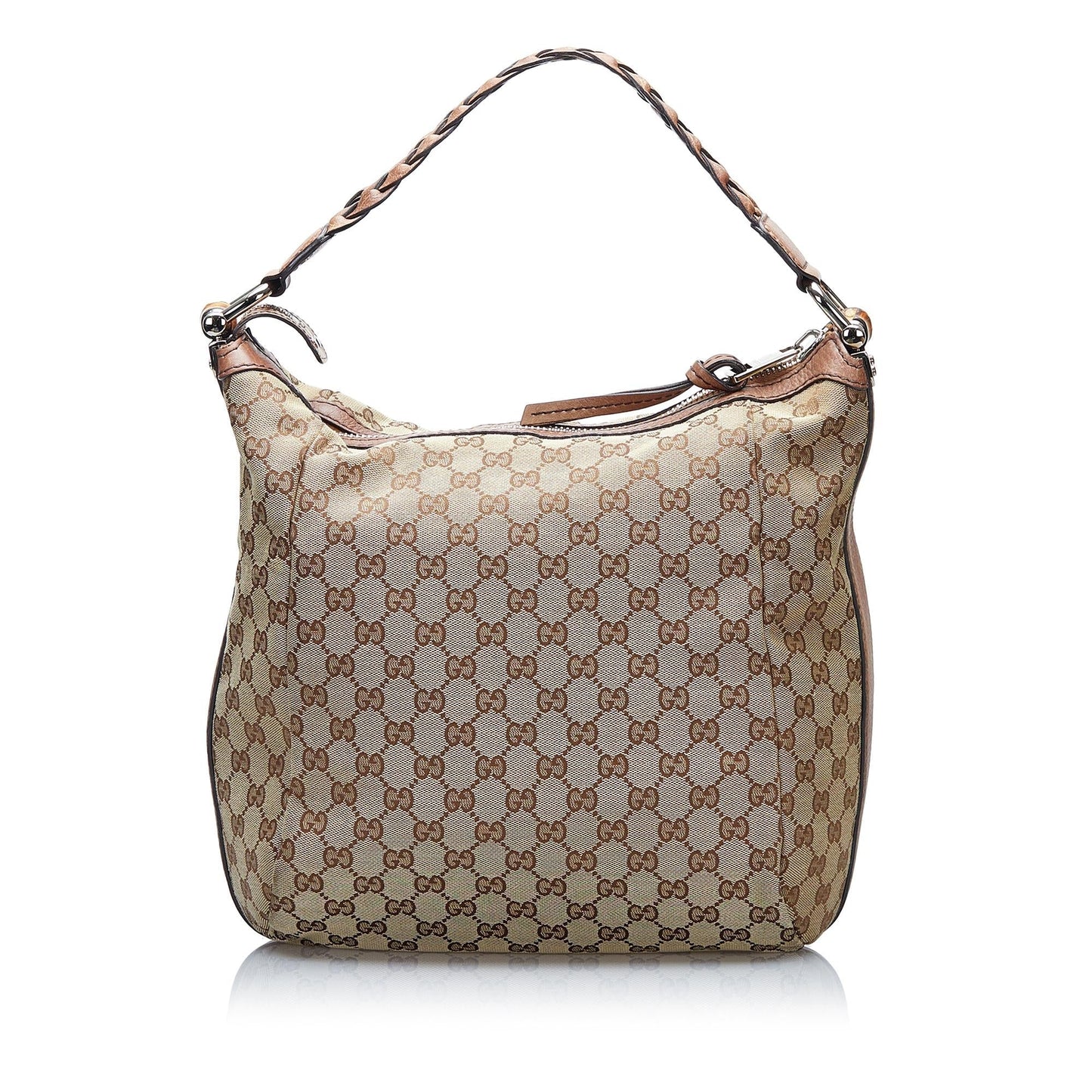Gucci GG Canvas Bamboo Bar Hobo (SHG-oJqkMt)