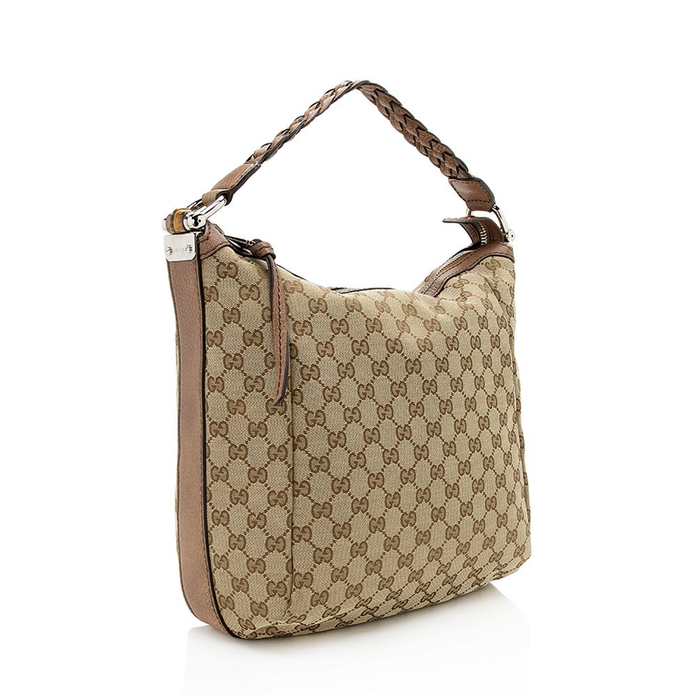 Gucci Bamboo Canvas Tote Style 14