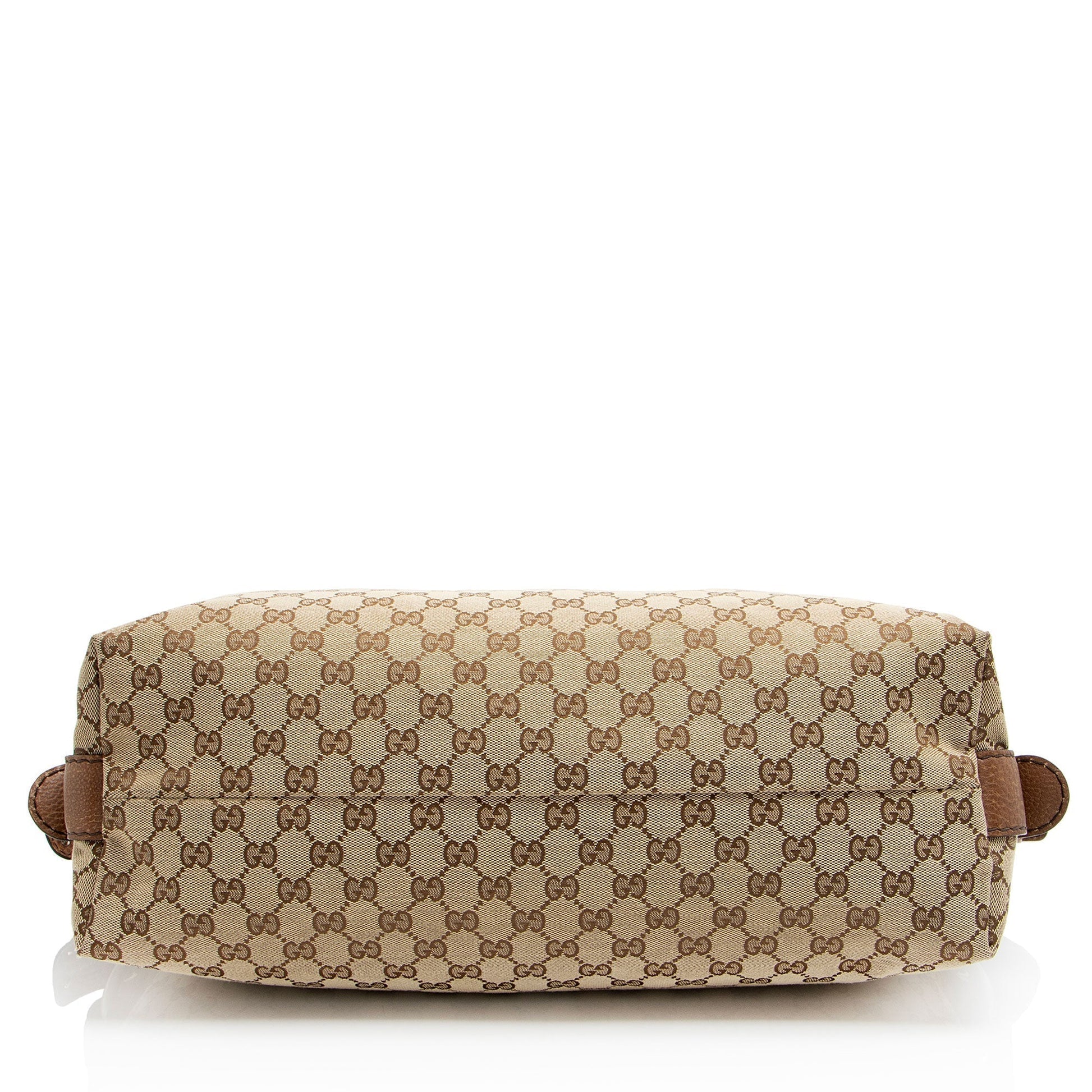 Gucci Leather Canvas Tote