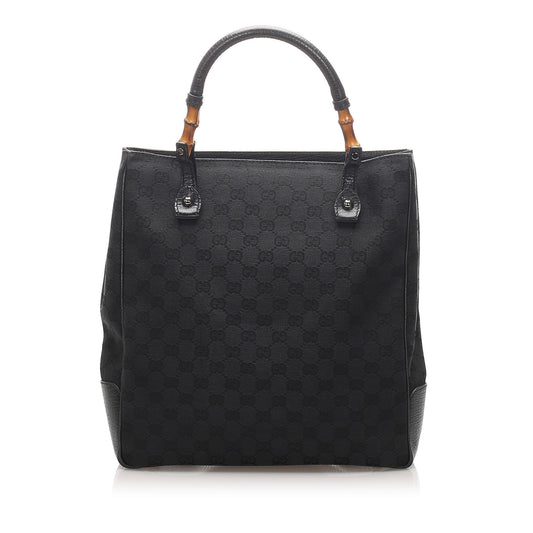 Gucci Bamboo Canvas Tote Style 11
