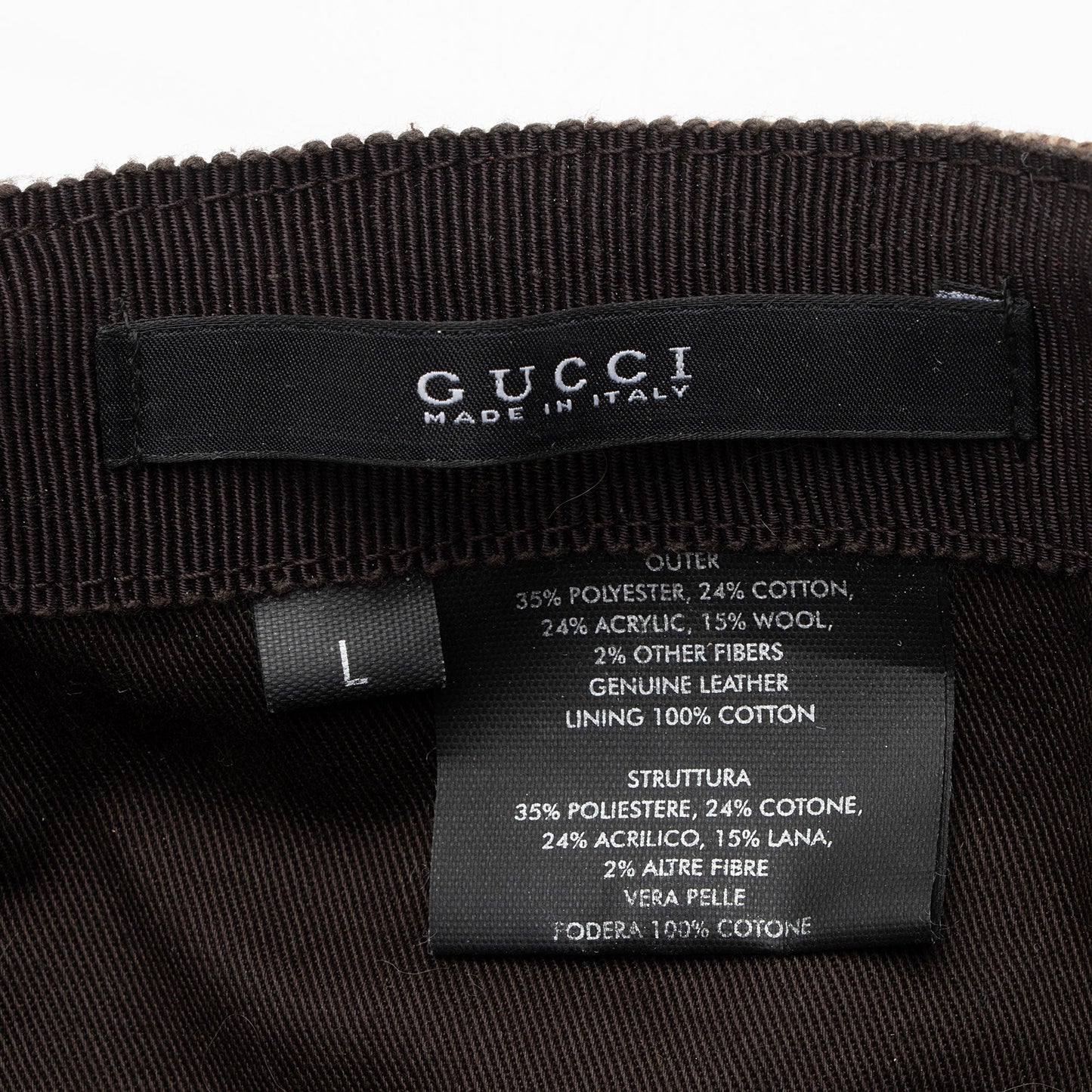 Gucci GG Canvas Baseball Hat - Size L (SHF-h6MH79)