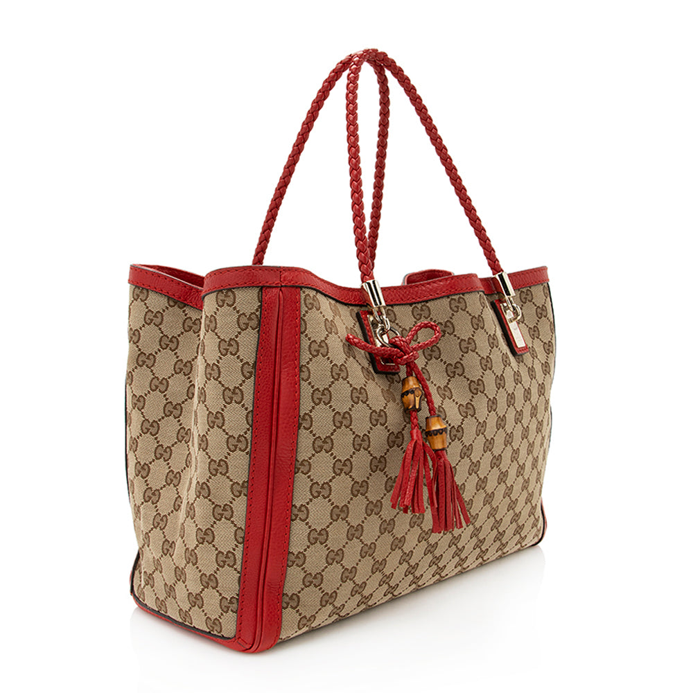 Gucci GG Canvas Bella Medium Tote - FINAL SALE (SHF-19449)