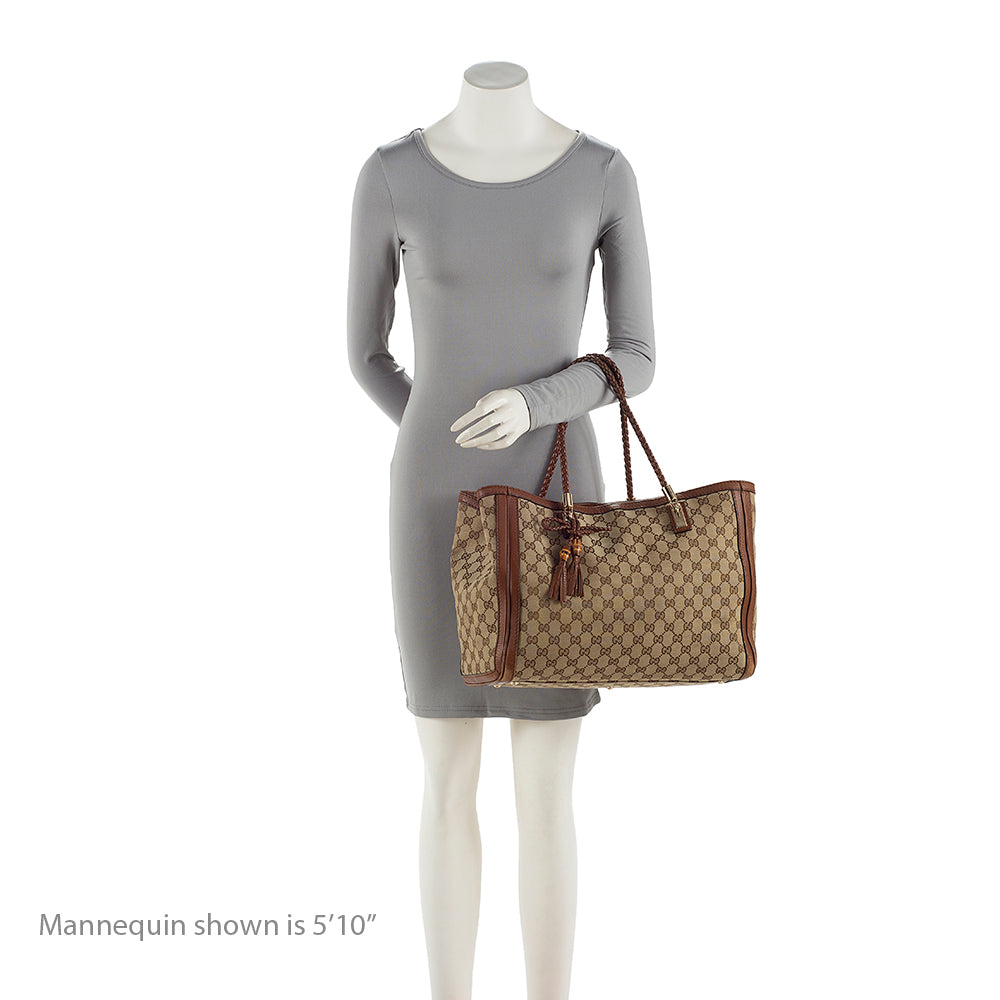 Gucci GG Canvas Bella Medium Tote (SHF-19775)
