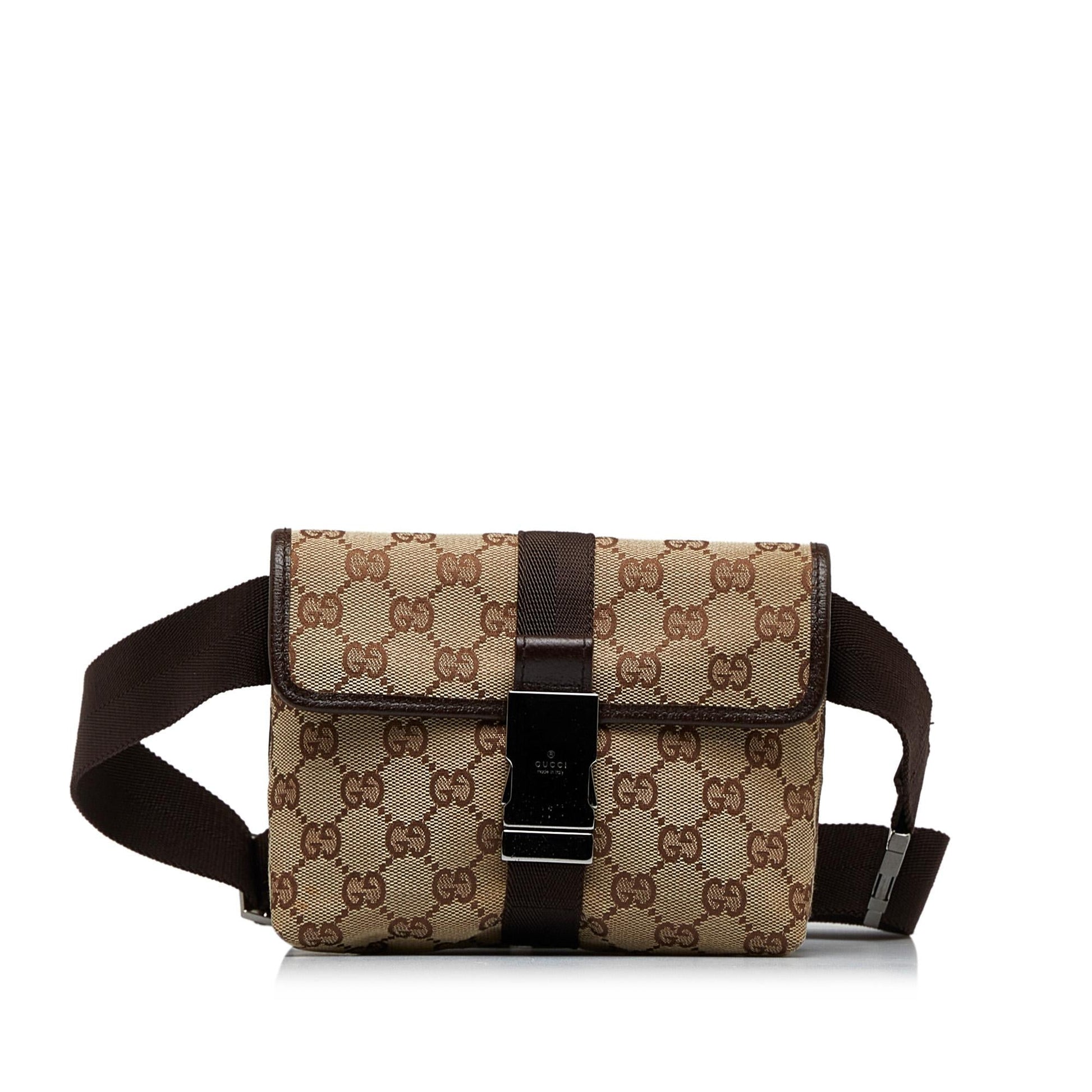 Gucci Canvas Shoulder Bag