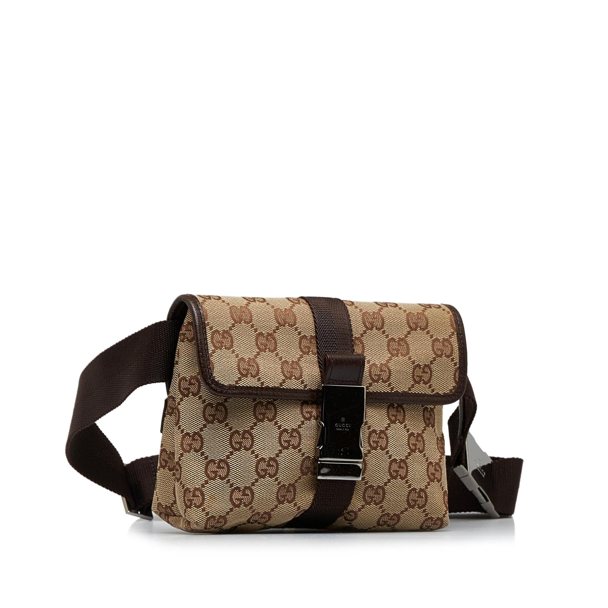 Gucci Canvas Shoulder Bag