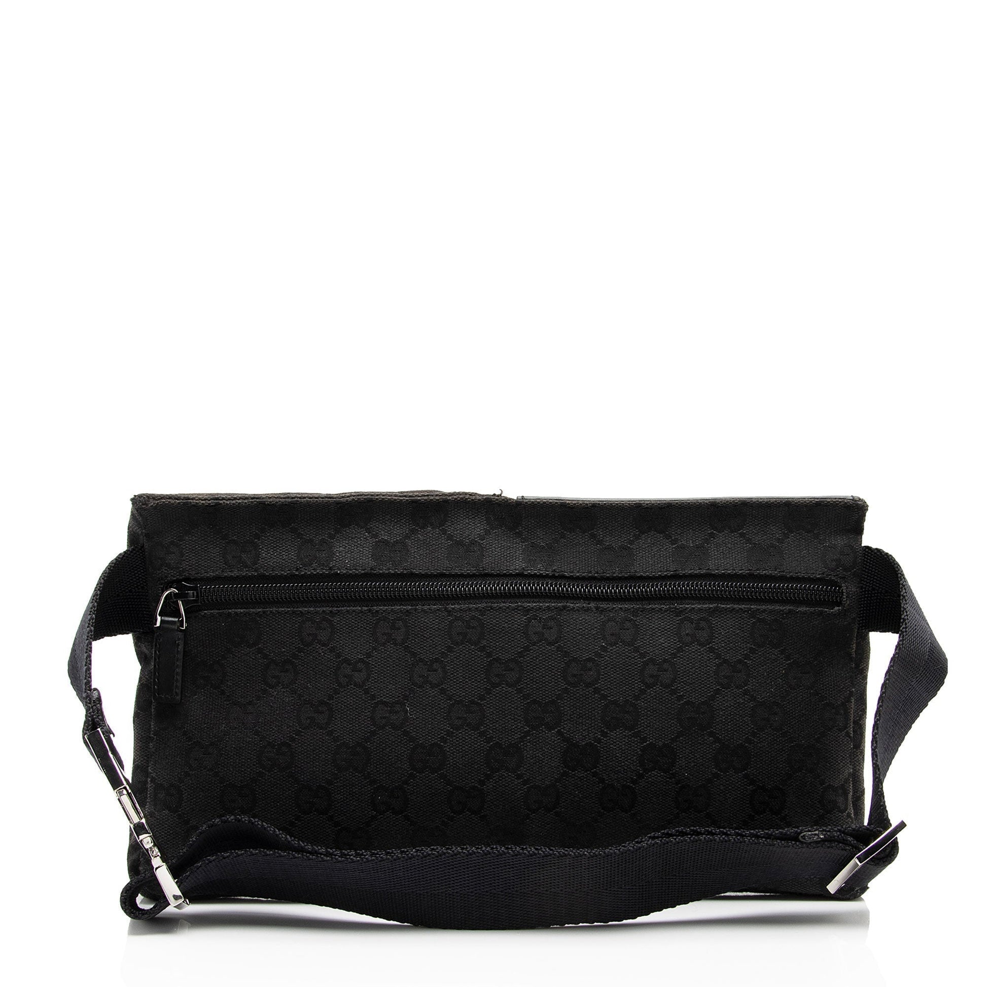 Gucci Leather Canvas Shoulder Bag