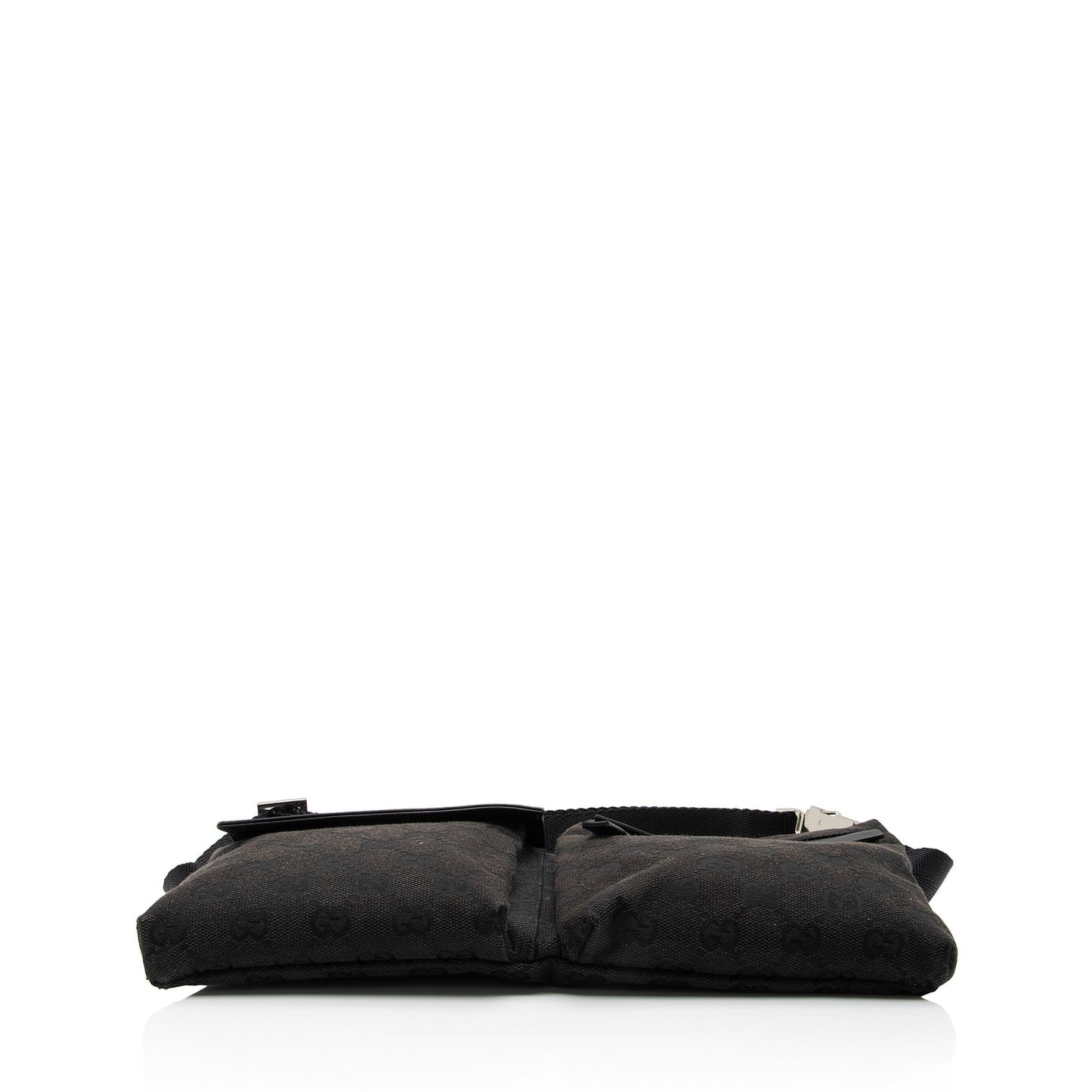 Gucci Leather Canvas Shoulder Bag