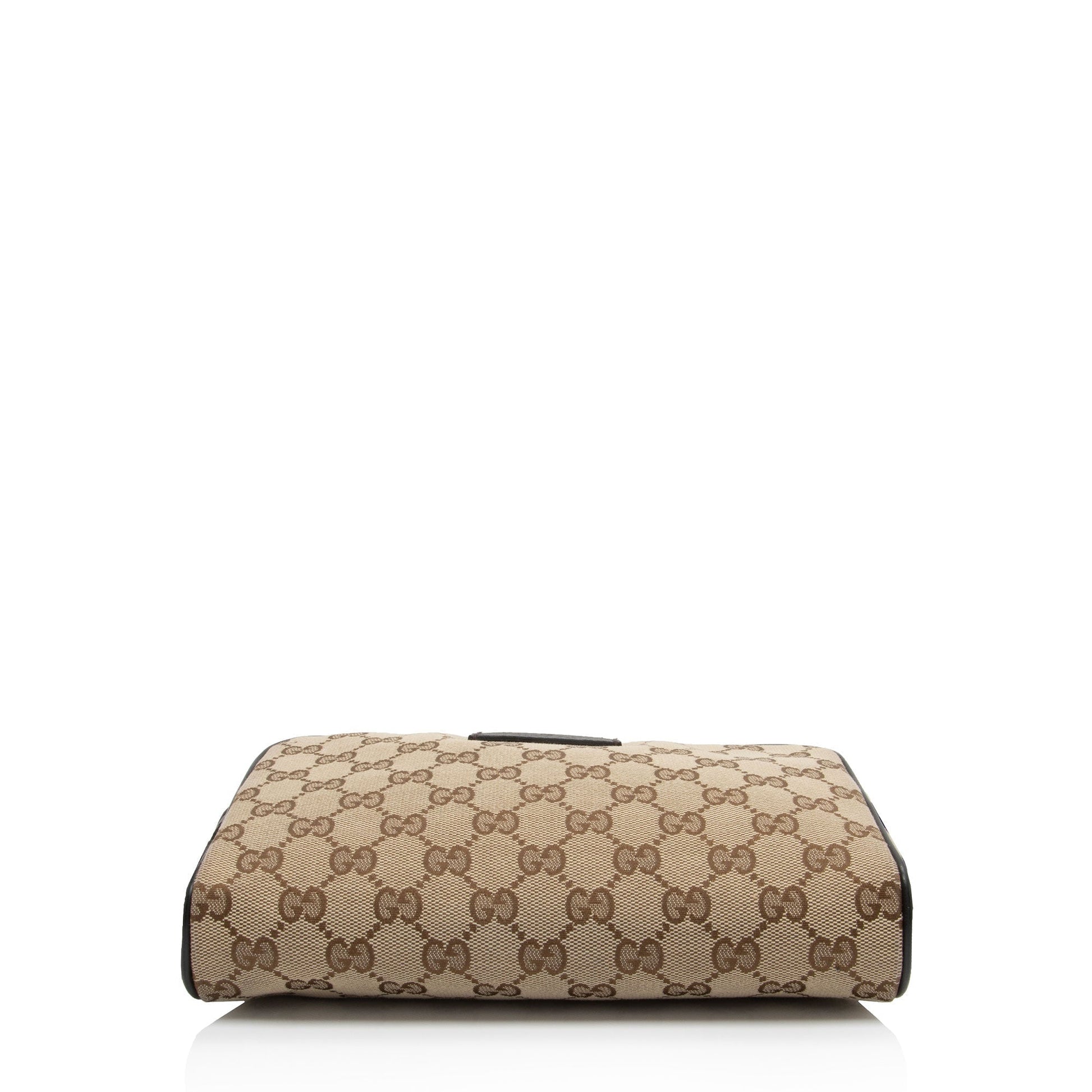 Gucci Nylon Leather Canvas Shoulder Bag