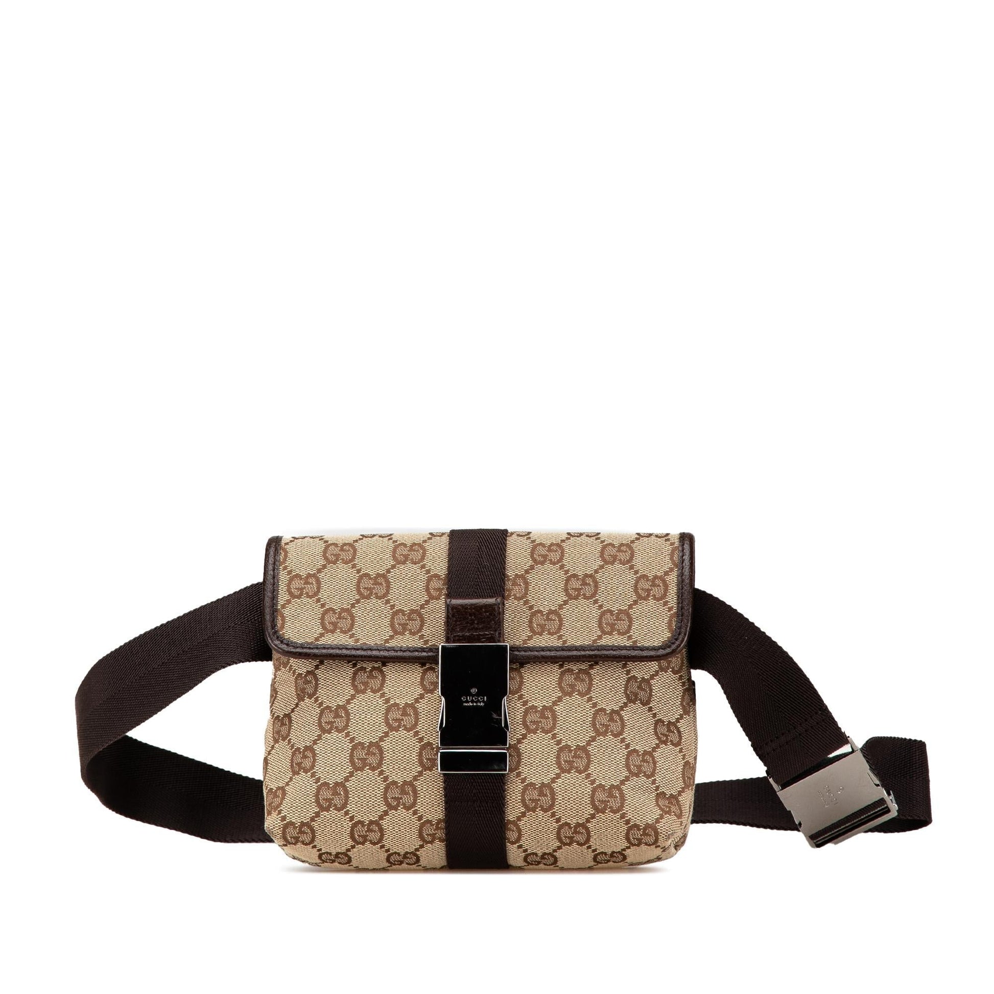 Gucci Canvas Shoulder Bag