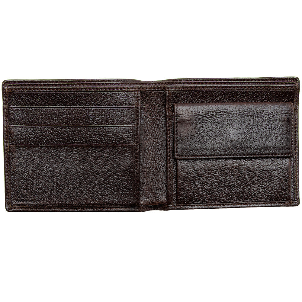 Gucci GG Canvas Bi-Fold Wallet (SHF-22146)