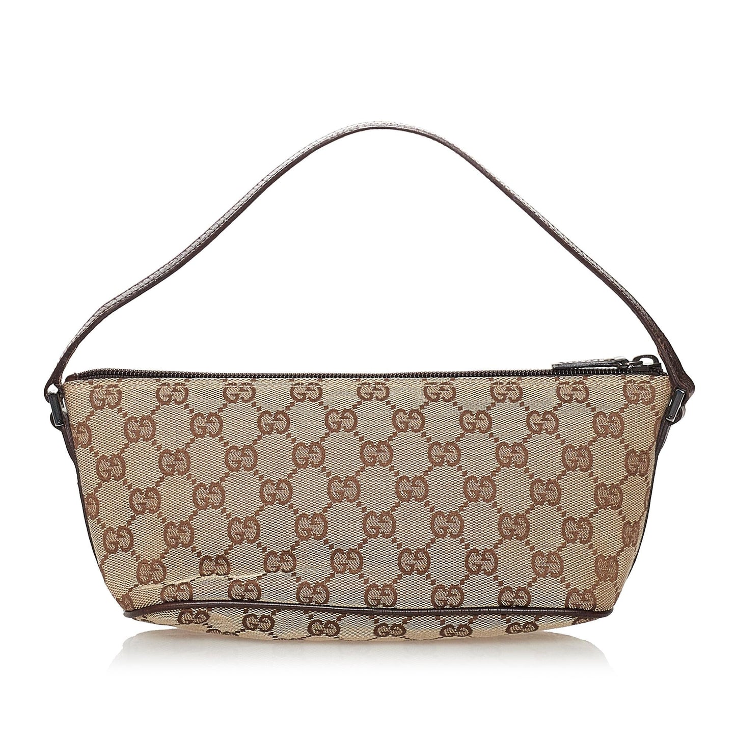 Gucci GG Canvas Boat Baguette (SHG-31393)