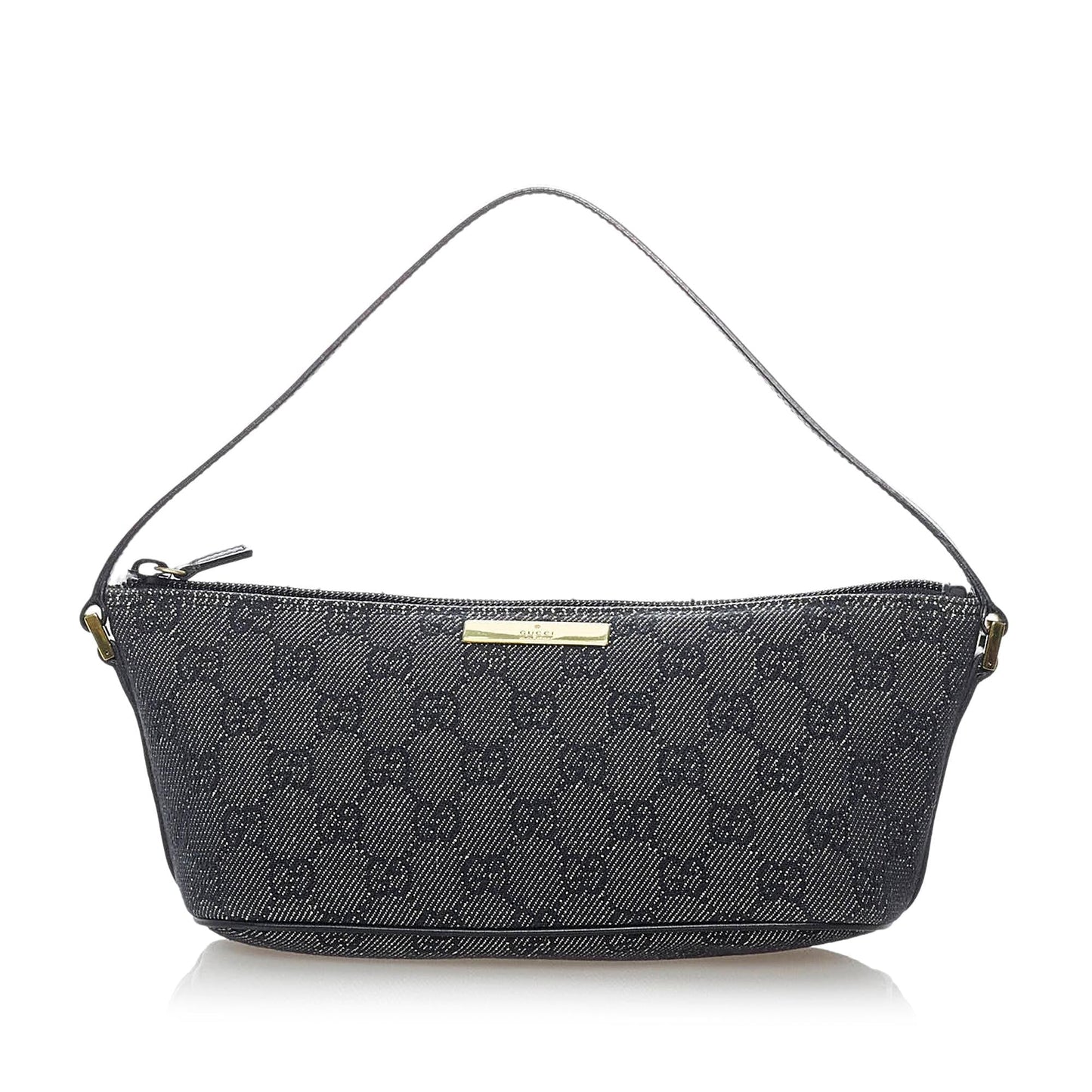 Gucci GG Canvas Boat Baguette (SHG-32026)