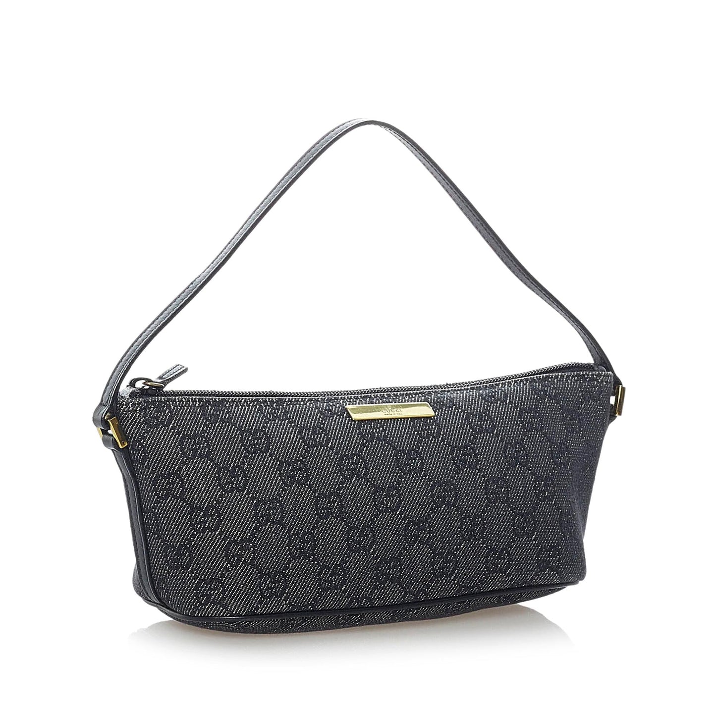 Gucci GG Canvas Boat Baguette (SHG-32026)