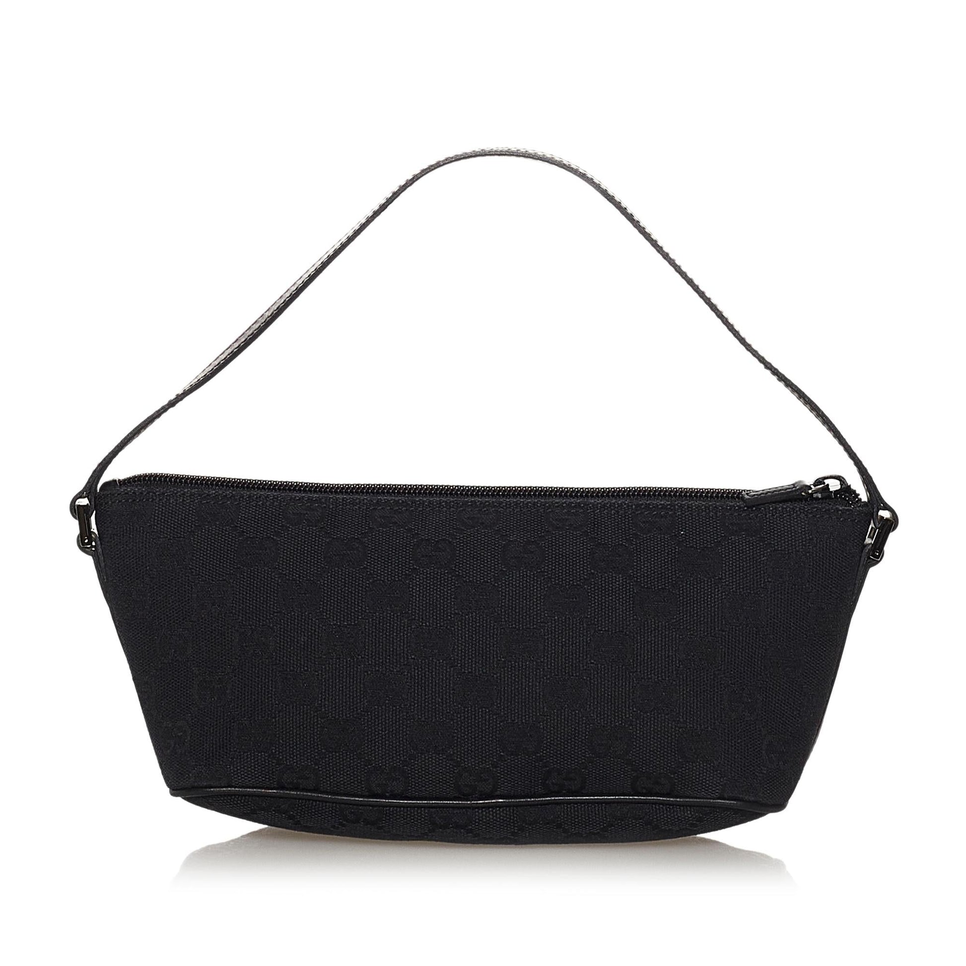 Gucci GG Canvas Boat Baguette (SHG-34676)