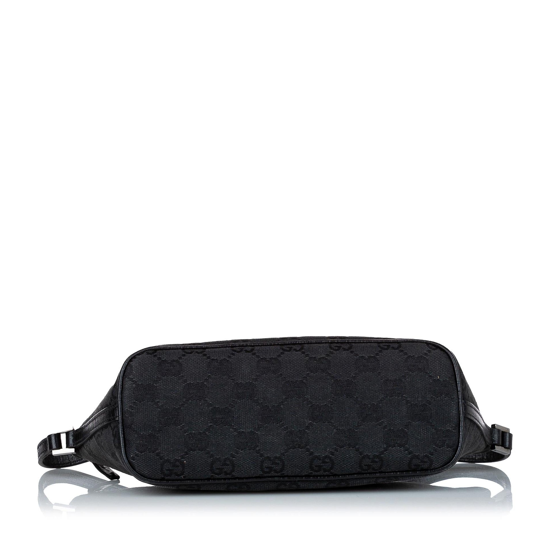 Gucci GG Canvas Boat Baguette (SHG-36571)