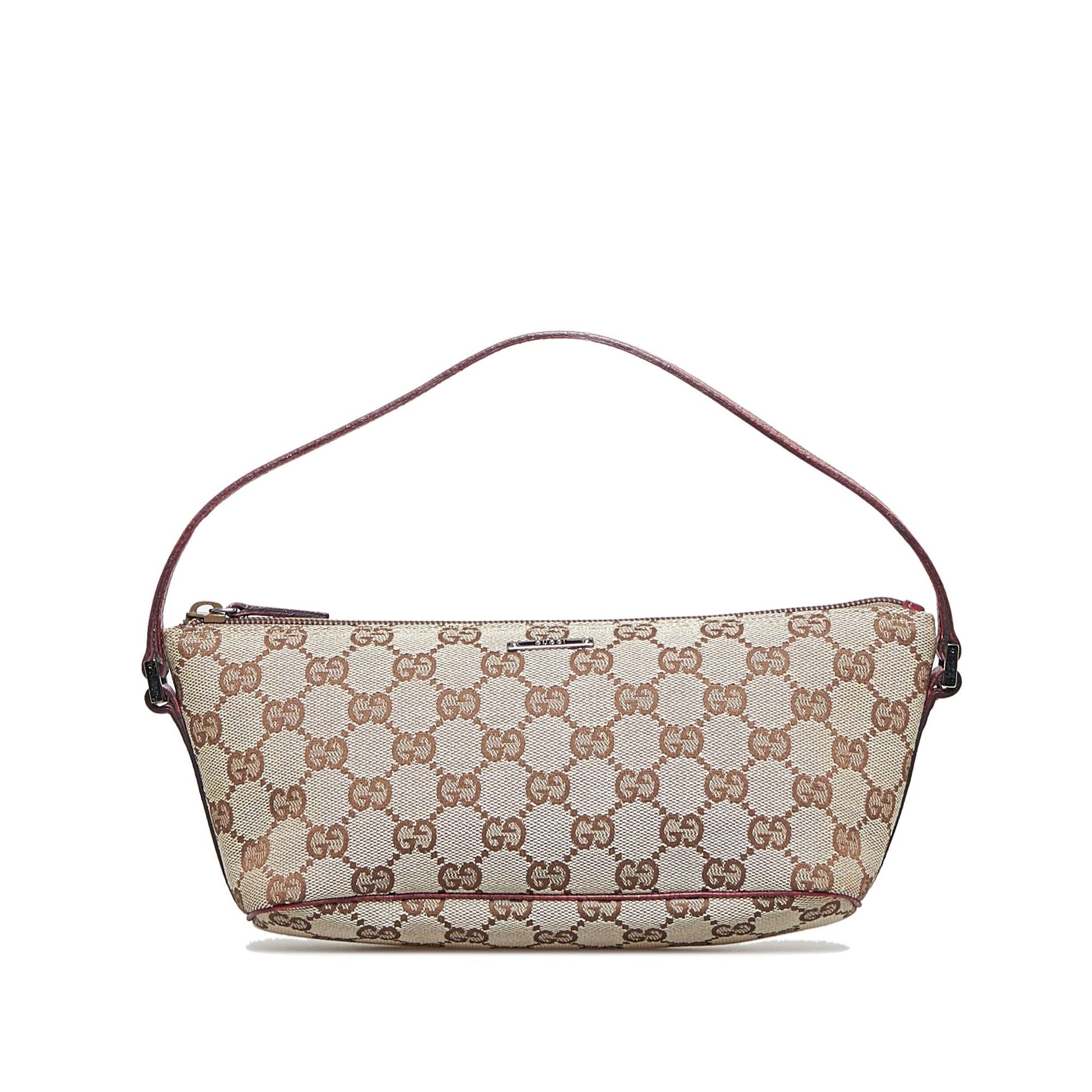 Gucci Pochette Canvas Shoulder Bag