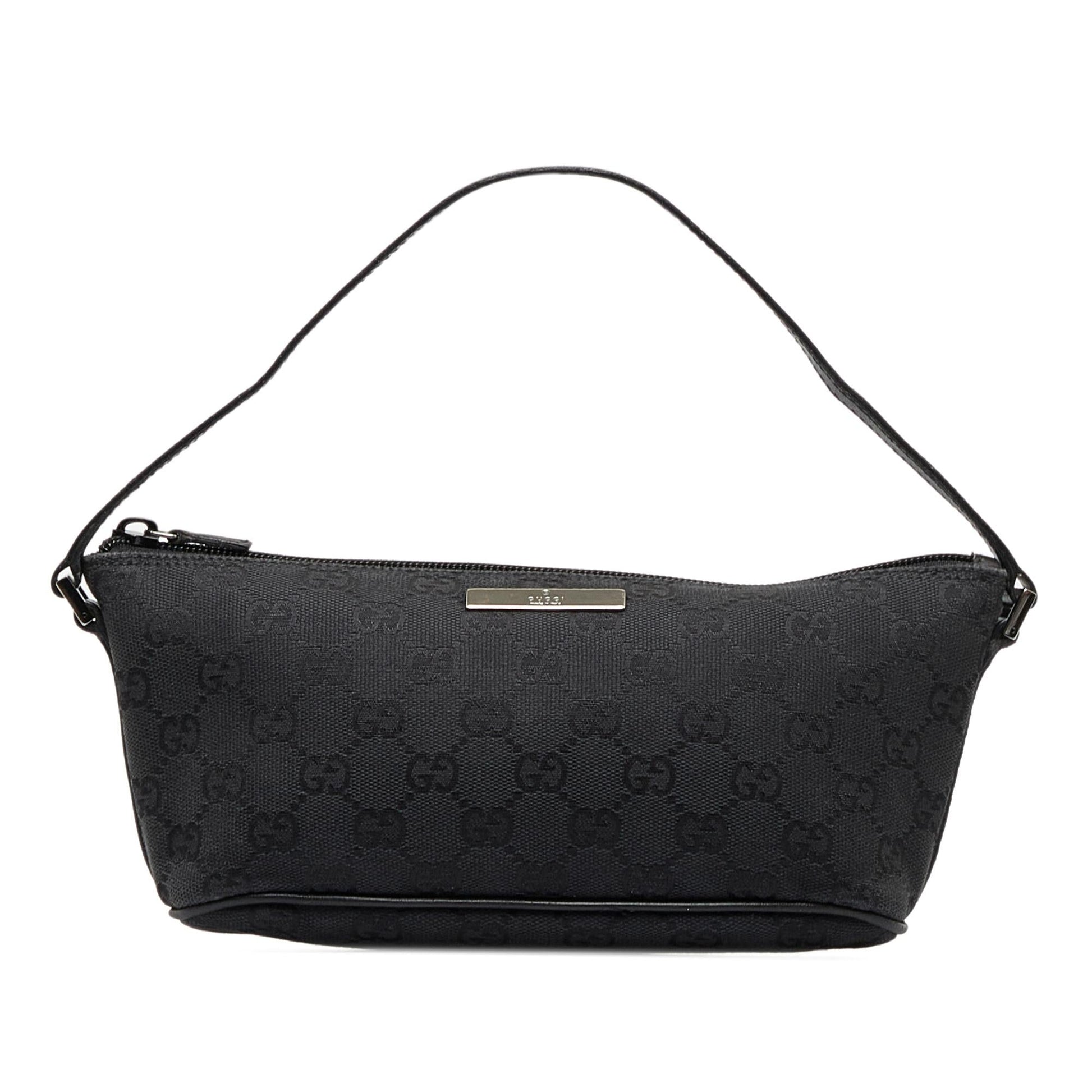 Gucci Pochette Canvas Shoulder Bag