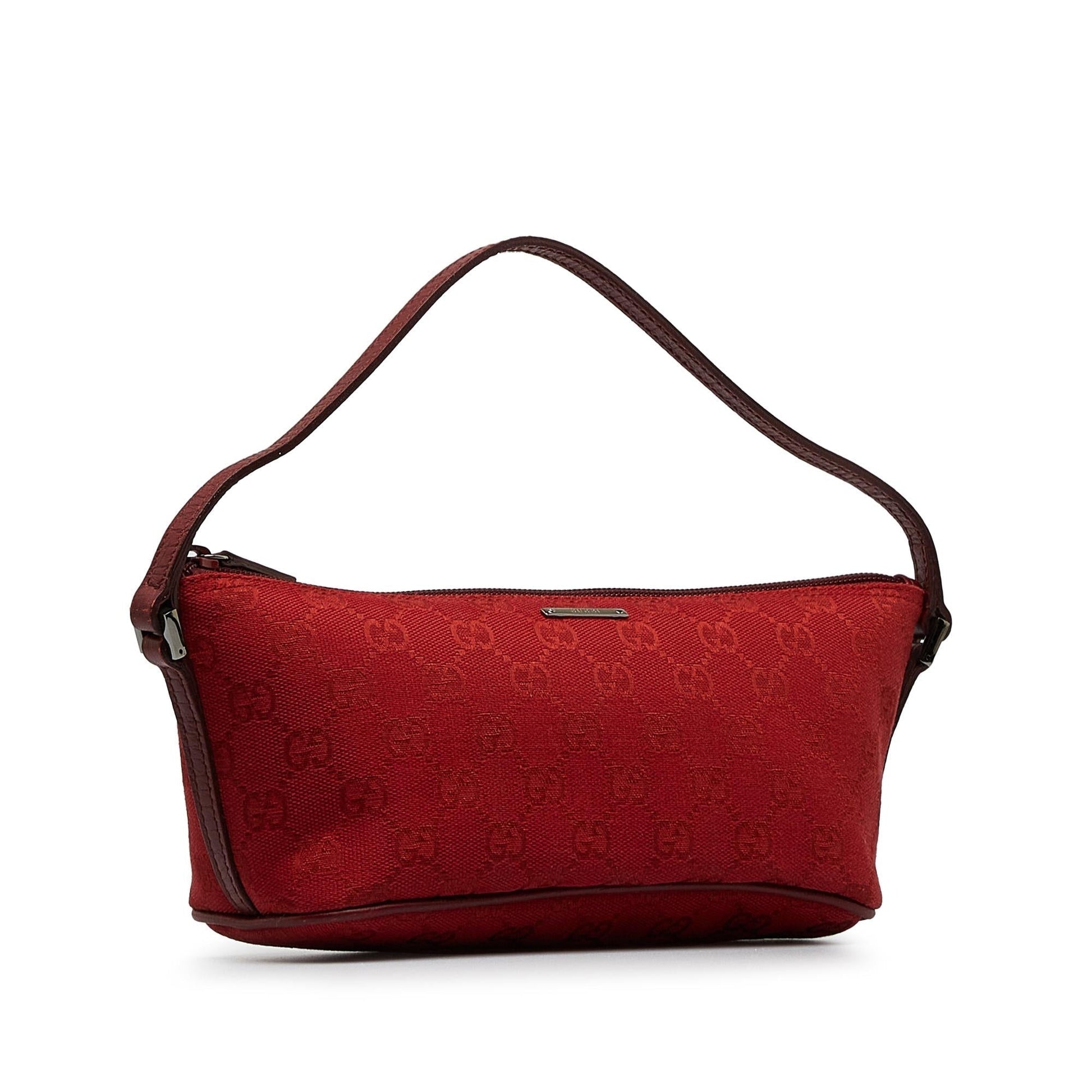 Gucci Pochette Canvas Handbag