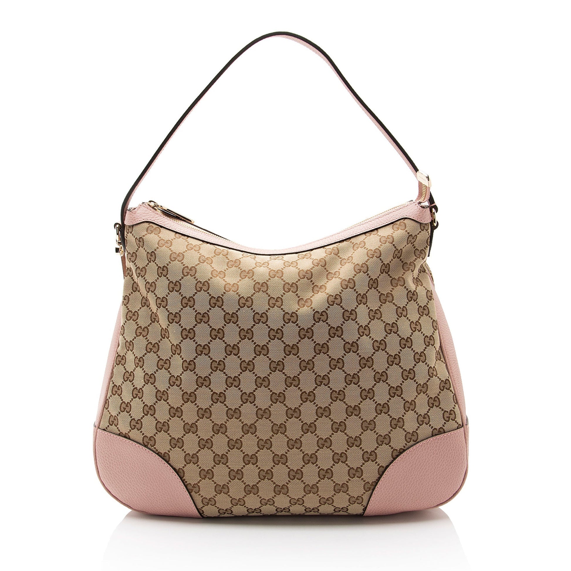 Gucci Leather Canvas Shoulder Bag