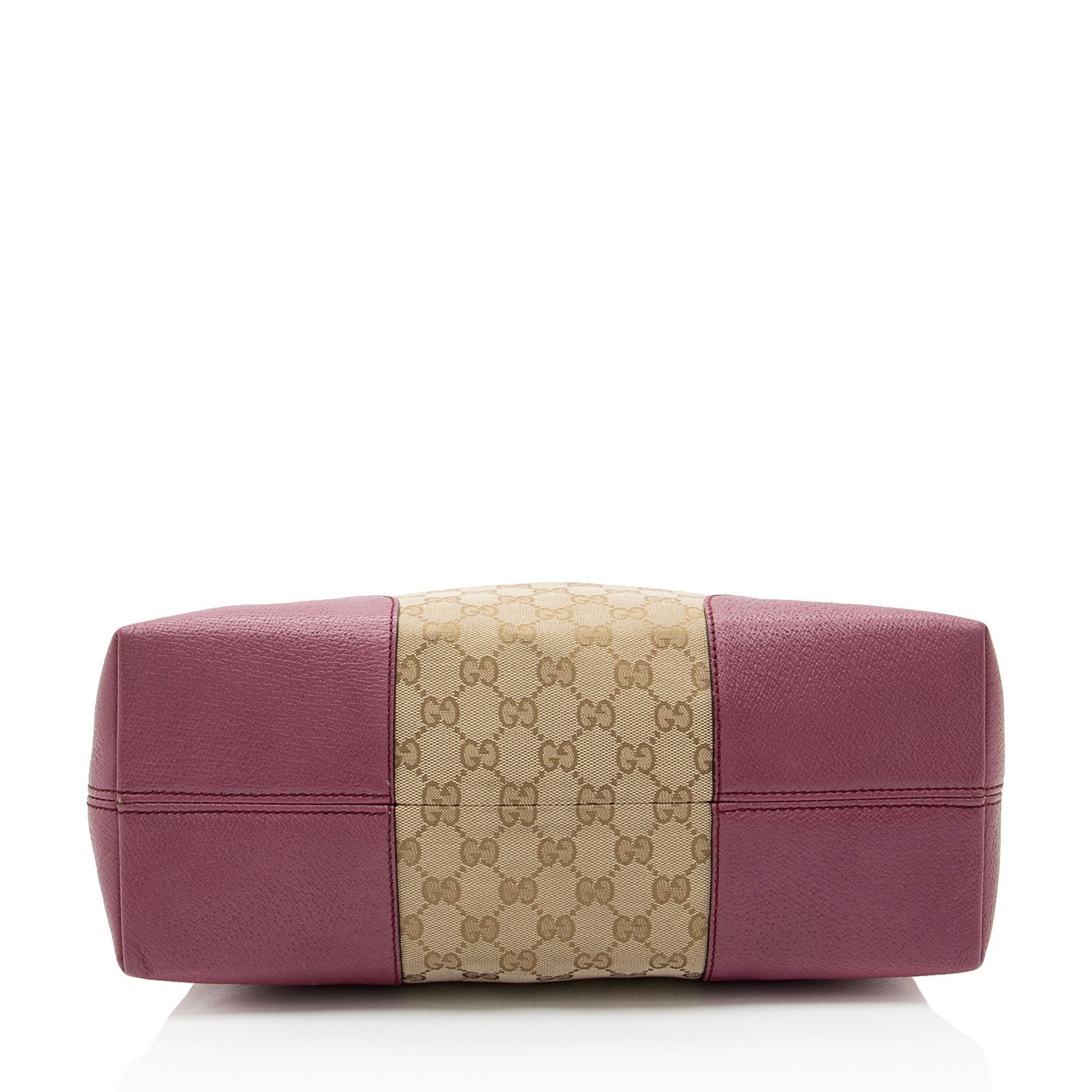Gucci Leather Canvas Shoulder Bag