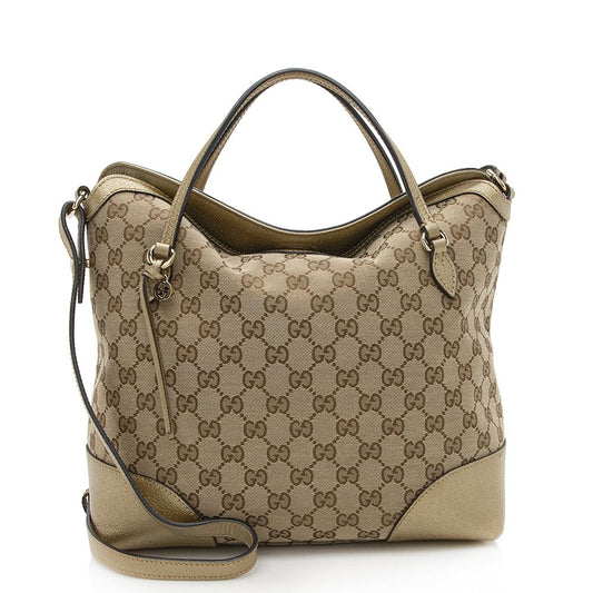 Gucci Canvas Monogram Tote Style 134