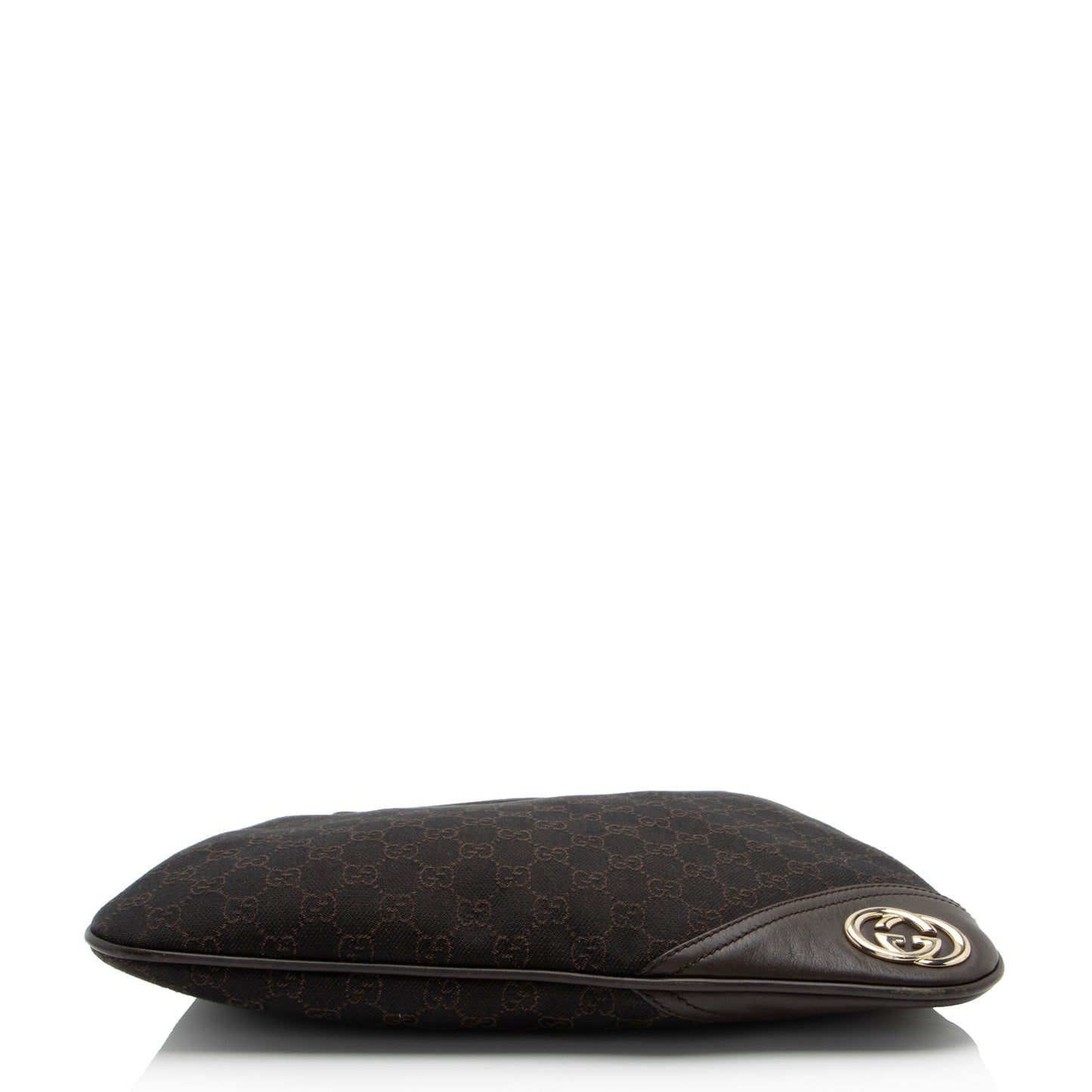 Gucci Leather Canvas Shoulder Bag