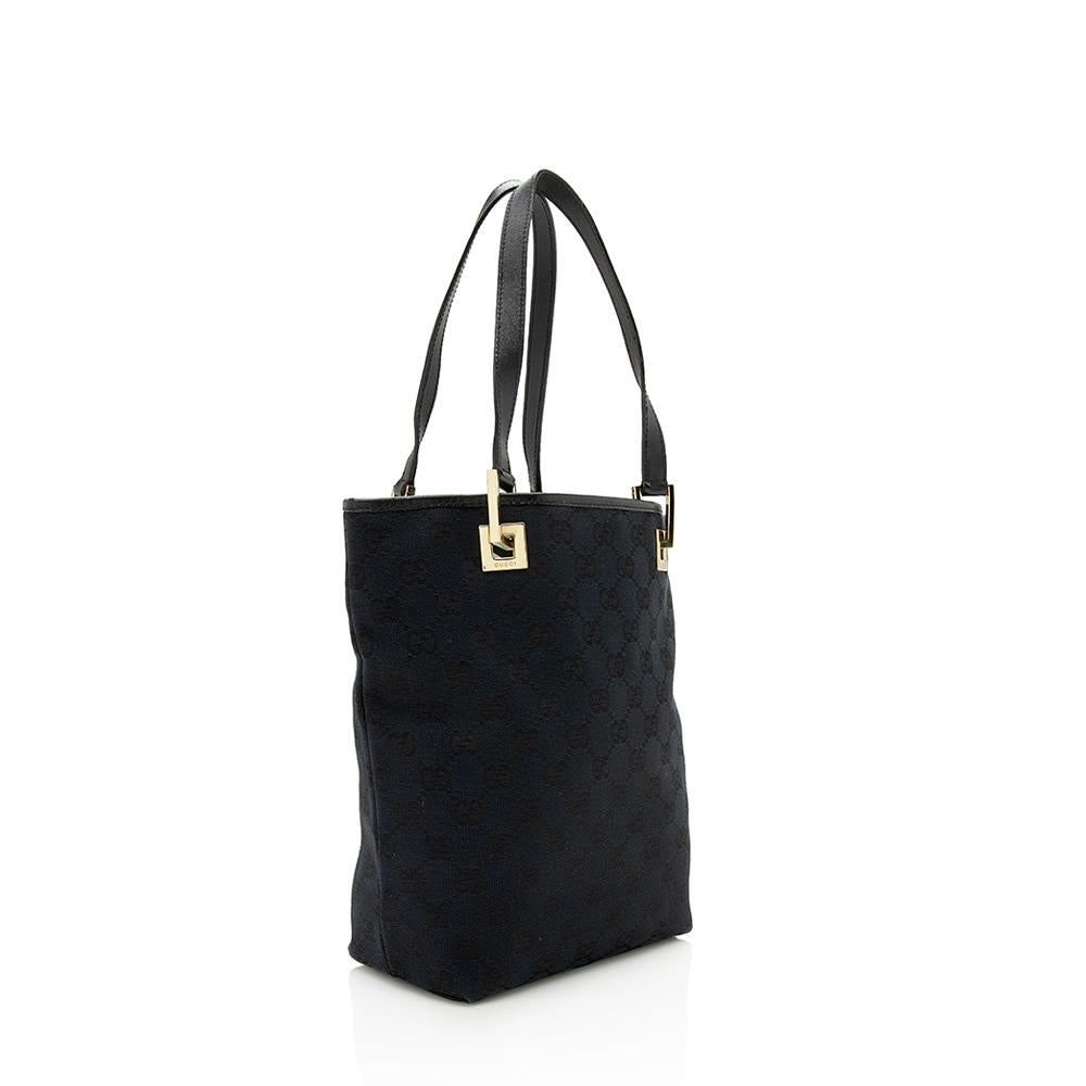 Gucci Canvas Monogram Tote Style 154