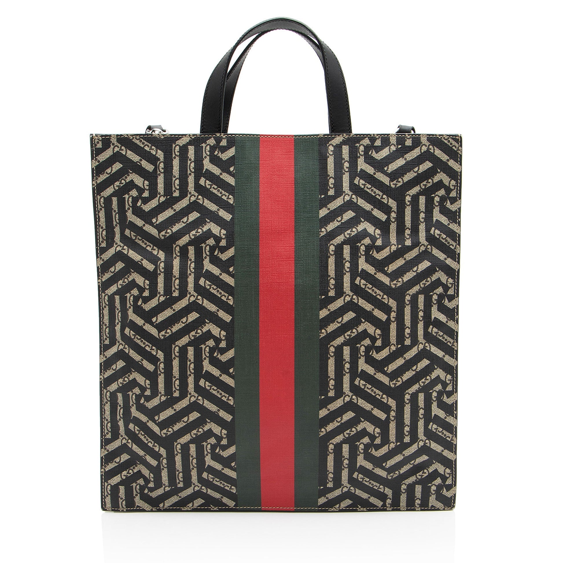 Gucci GG Supreme Caleido Web Soft Tote (SHF-8GtUml)