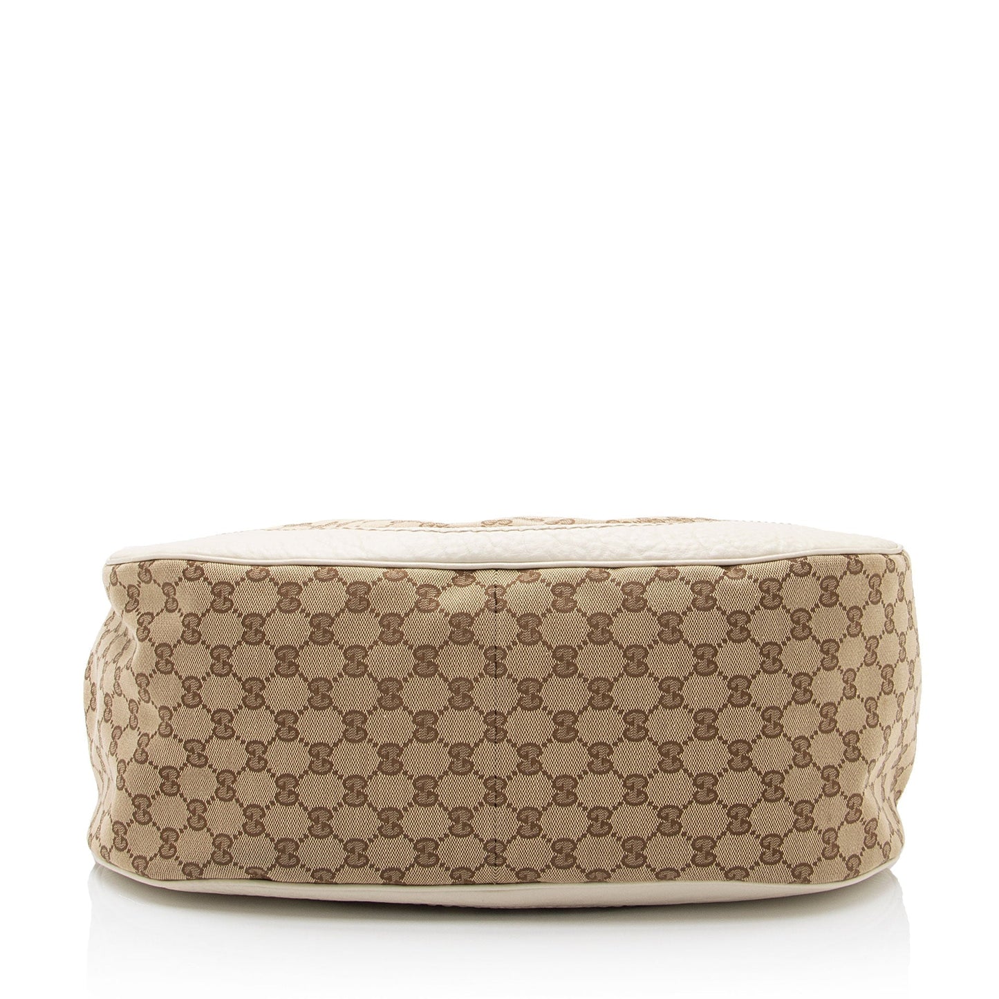 Gucci Leather Canvas Shoulder Bag