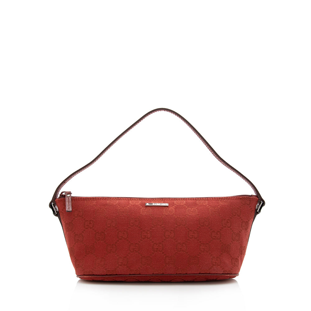 Gucci Leather Canvas Clutch Style 4